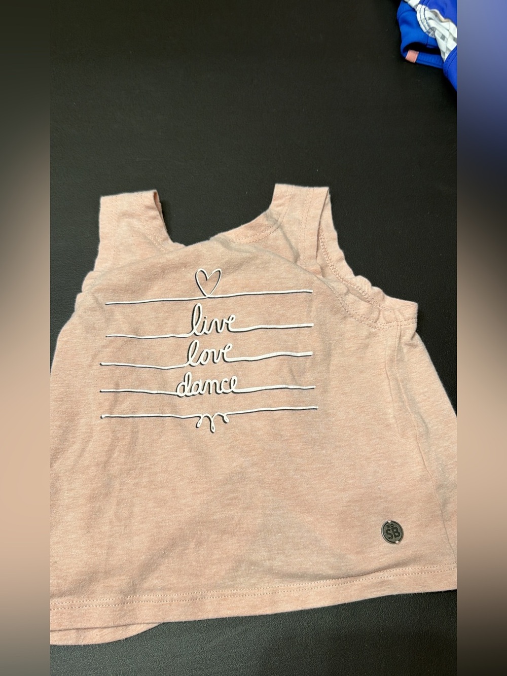 Live Love Dance Pink Tank Top